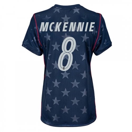 Billige Fotballdrakt Forente stater Weston McKennie #8 Replika Bortedrakt Dame VM 2026 Kortermet Billige Fotballdrakt Forente stater Weston McKennie #8 Replika Bortedrakt Dame VM 2026 Kortermet